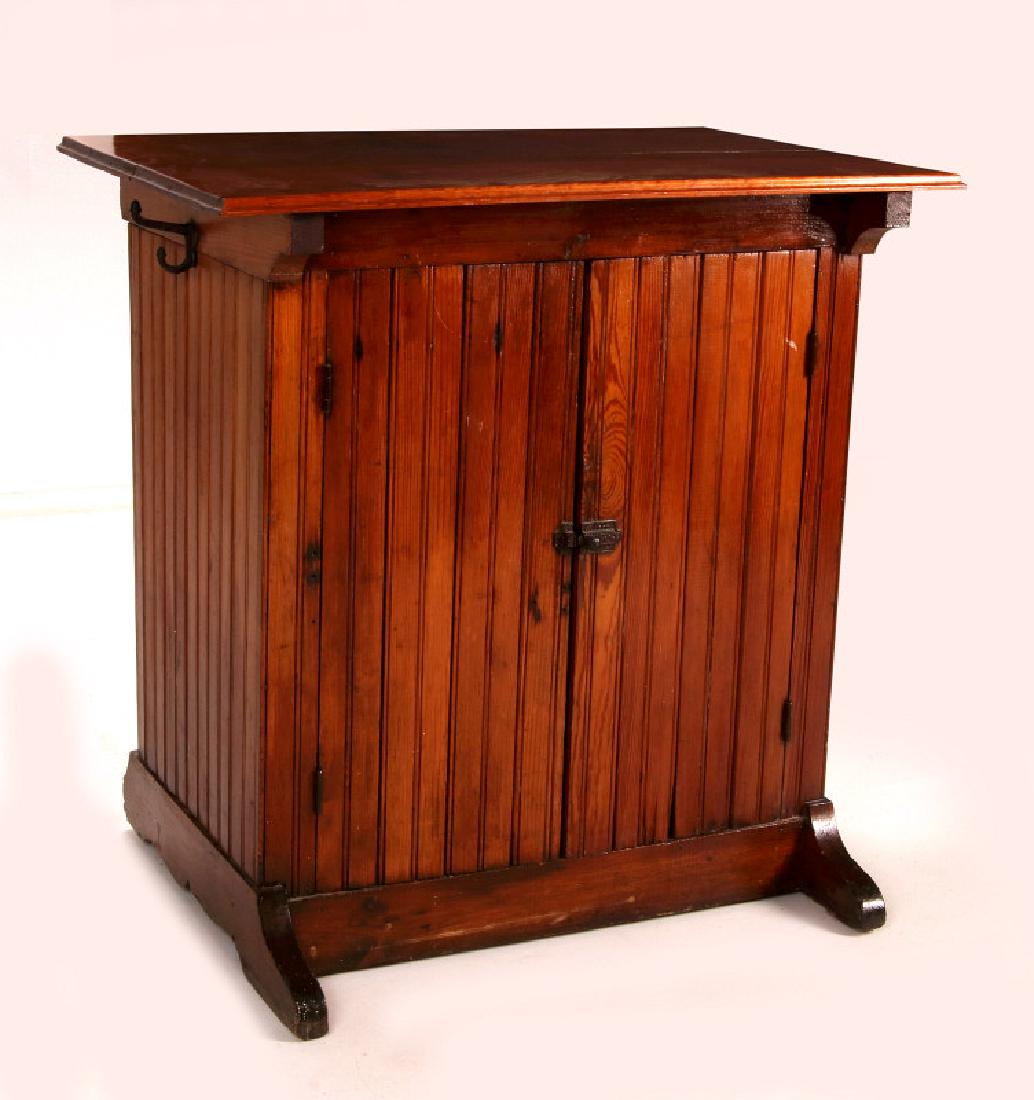 A UNIQUE COUNTRY CABINET WITH WAINSCOTING (1 of 9)