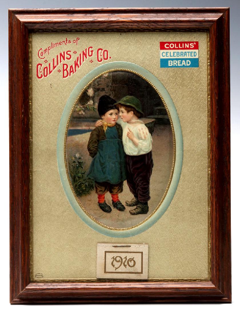 COLLINS' BAKING CELEBRATED BREAD CALENDAR 1910 (1 of 9)