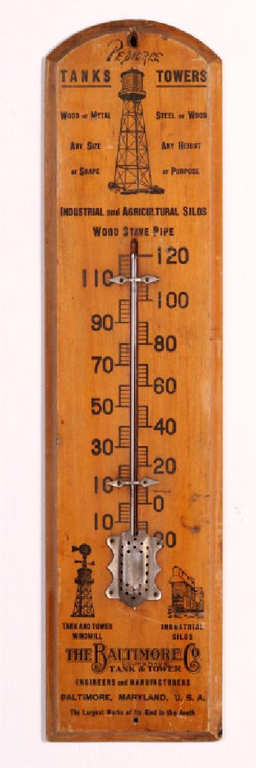 THE BALTIMORE CO TANK AND TOWER ADVTG THERMOMETER (1 of 6)