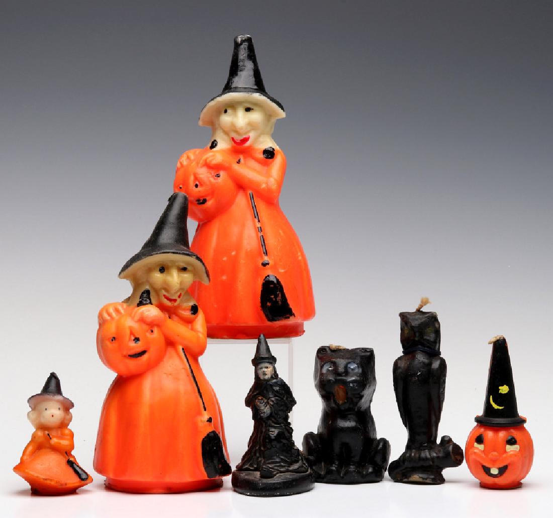 VINTAGE GURLEY NOVELTY CO. HALLOWEEN CANDLES (1 of 7)