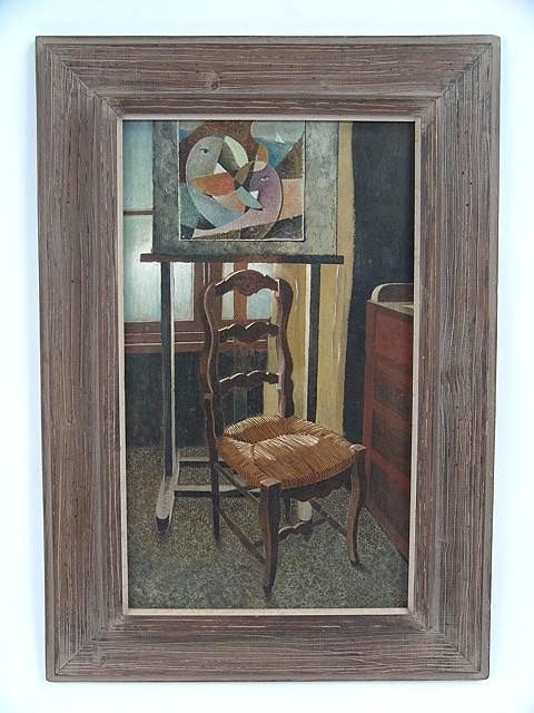 EARLY OIL ON MASONITE BY GEORGES SPIRO (1909-1994): Artist signed lower right. Overall measurement of 24.25 x 17 inches and painting size of 17.5 x 11 inches. Painting is in very good condition.