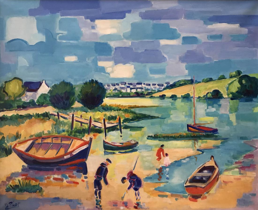 JEAN-CLAUDE PICOT (FRENCH BORN 1933) OIL ON CANVAS (1 of 8)