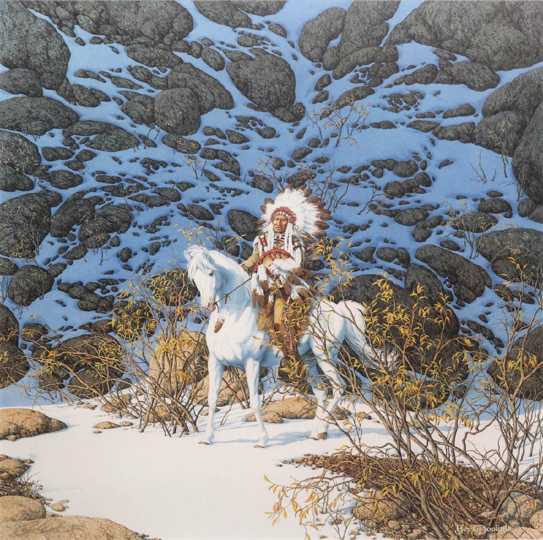 BEV DOOLITTLE (BORN 1947) PENCIL SIGNED LITHOGRAPH (1 of 4)