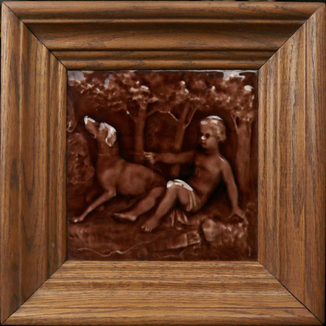 A VICTORIAN HIGH GLAZE TILE, A. E. TILE CO LIMITED (1 of 6)