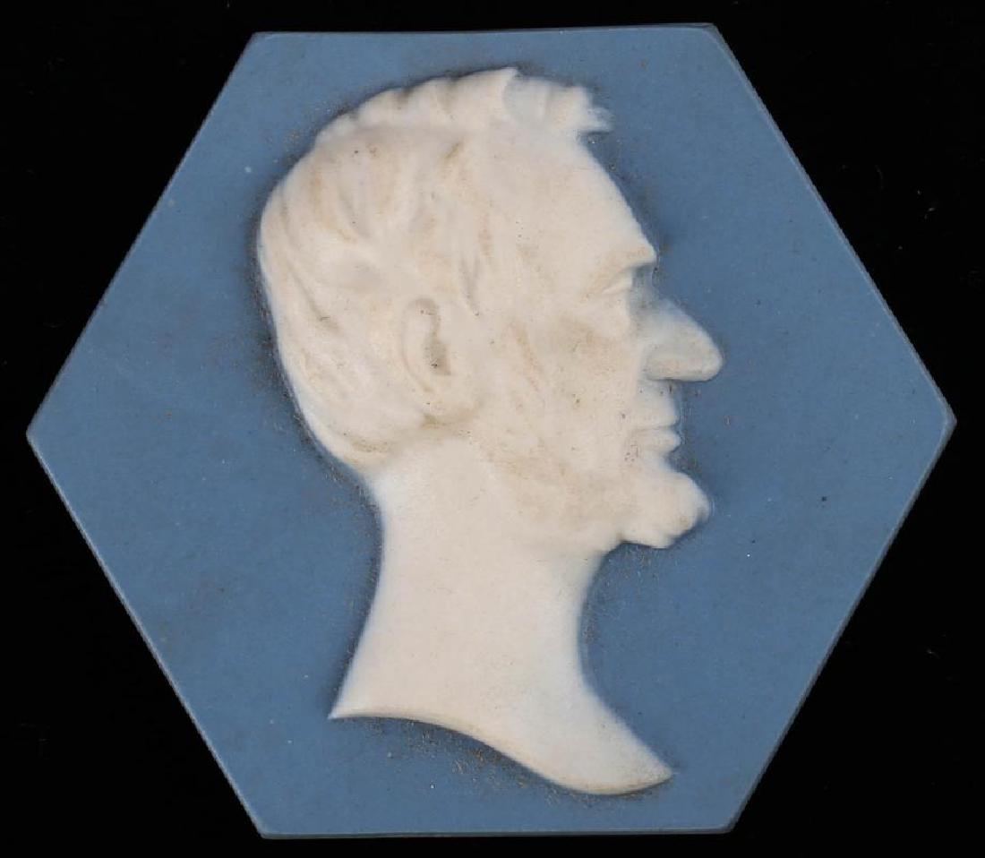 A MOSAIC TILE SENATOR EVERETT DIRKSEN PAPERWEIGHT (1 of 2)