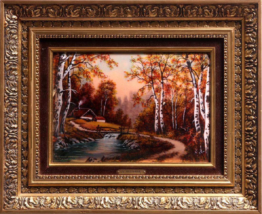 JEAN PAUL LOUP BETOURNE LIMOGES ENAMEL PLAQUES (1 of 13)