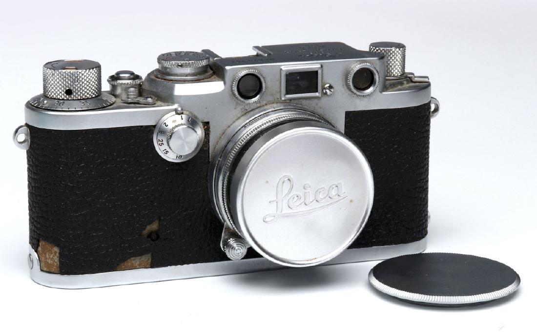 A LEICA IIIf CAMERA, LEITZ SUMMICRON f=5cm LENS (1 of 8)