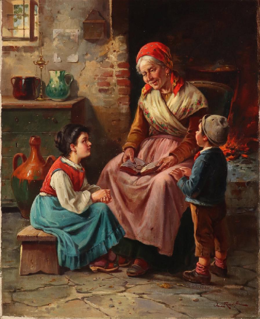 ANTON RAUFER-REDWITZ (1871 - 1965) OIL ON CANVAS (1 of 10)