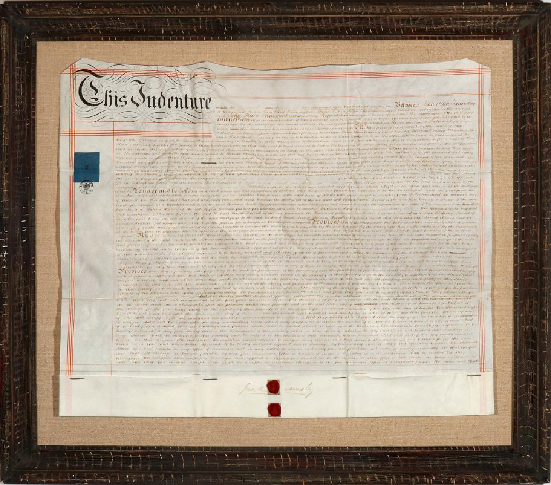 THREE 19TH CENTURY INDENTURES ON VELLUM (1 of 13)