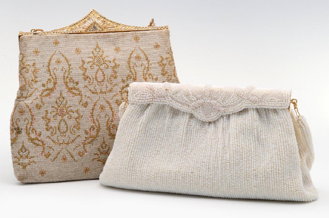 TWO GOOD WALBORG HAND BEADED EVENING BAGS (1 of 11)