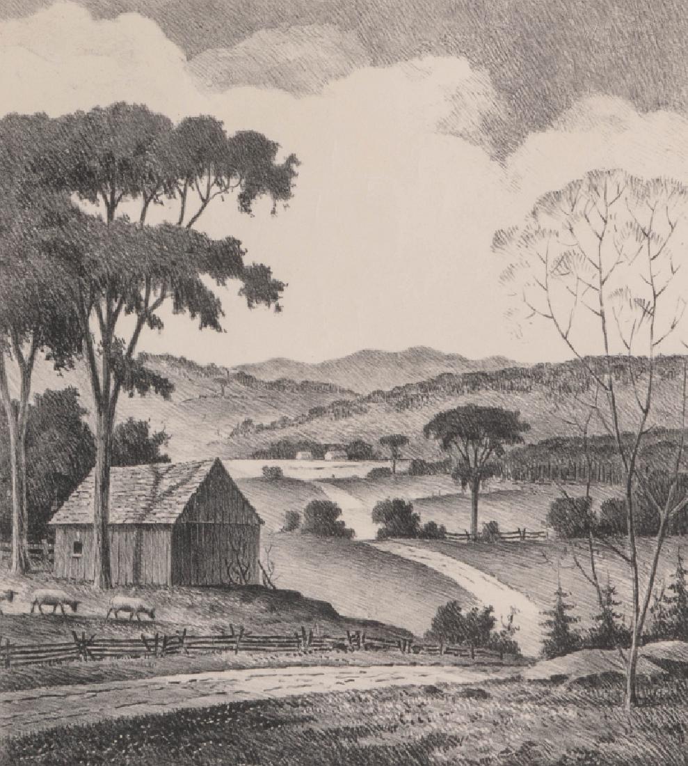 EDWARD SANBORN (1890-1937) PENCIL SIGNED LITHO (1 of 8)