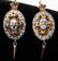 A VICTORIAN 10K GOLD BROOCH AND EARRING SUITE - 13