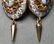 A VICTORIAN 10K GOLD BROOCH AND EARRING SUITE - 5