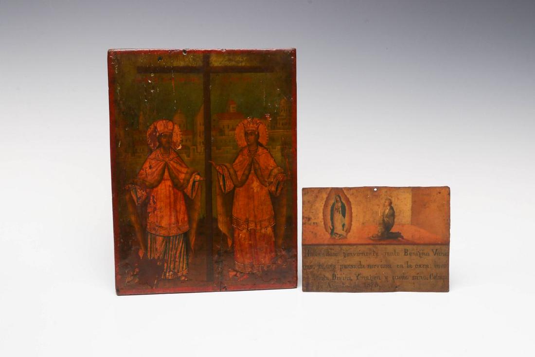 TWO 19TH CENTURY ECCLESIASTICAL PAINTINGS (1 of 5)