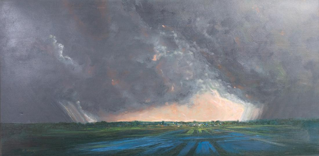 DAVID MELBY (1942-2014) OIL ON BOARD (1 of 8)