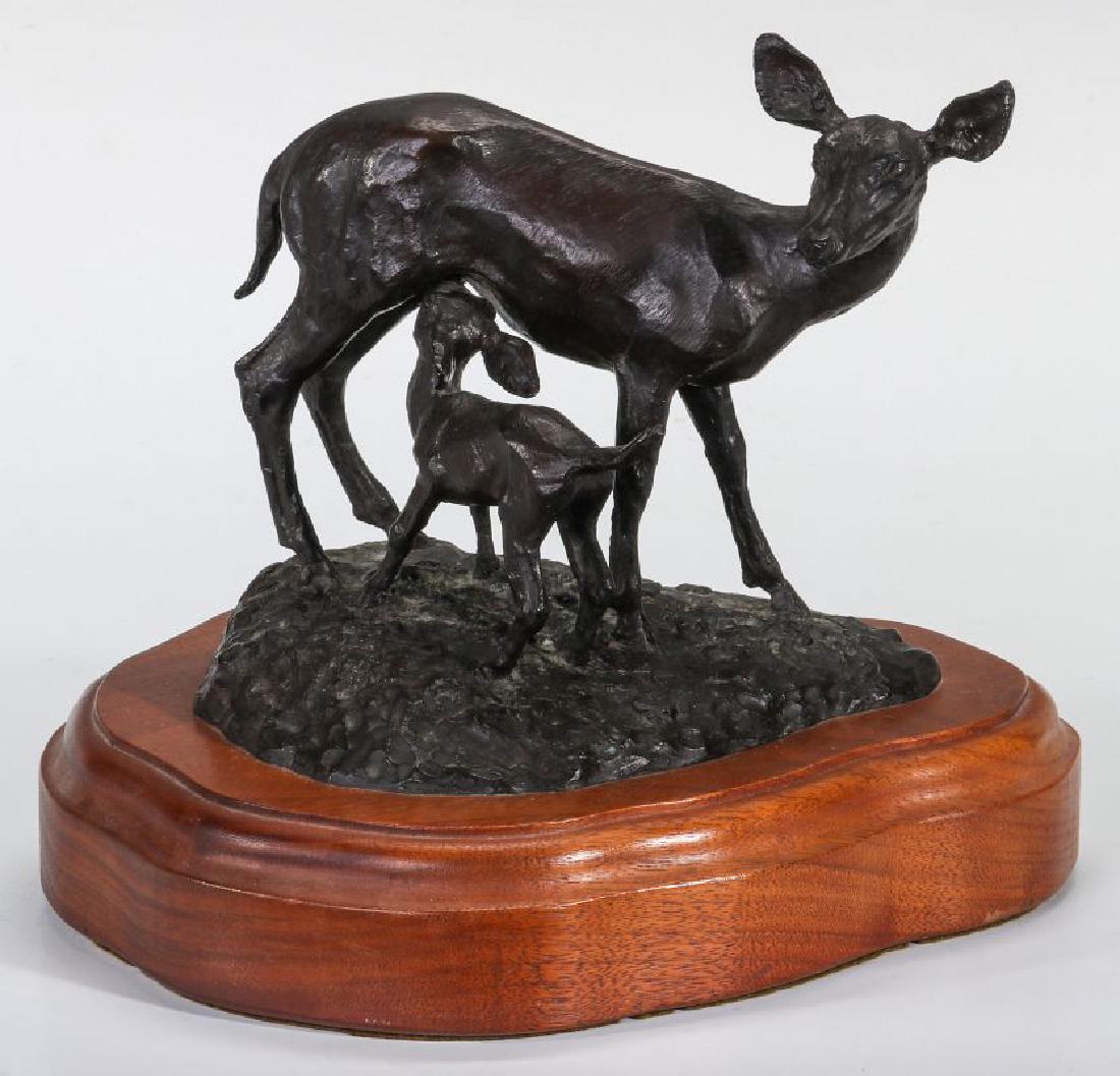 TED LONG (1932-2007) BRONZE SCULPTURE (1 of 11)