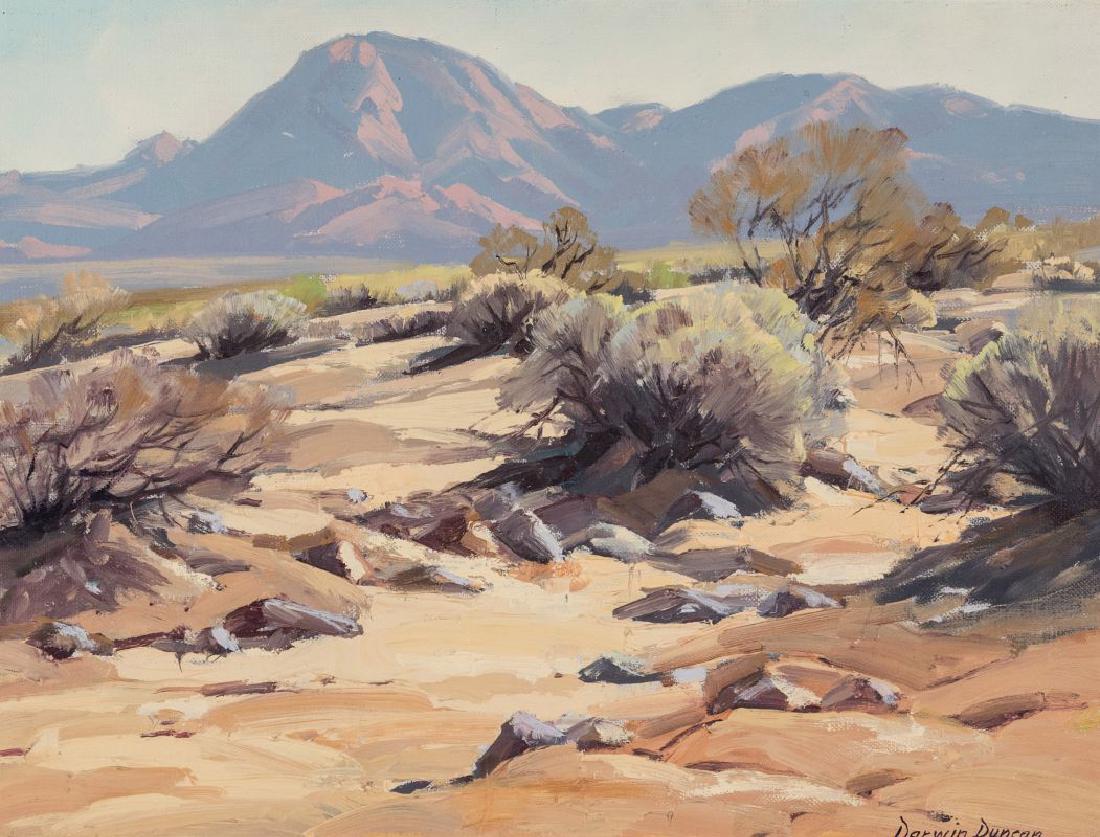 DARWIN WILLIAM DUNCAN (1905-2002) OIL ON CANVAS (1 of 11)