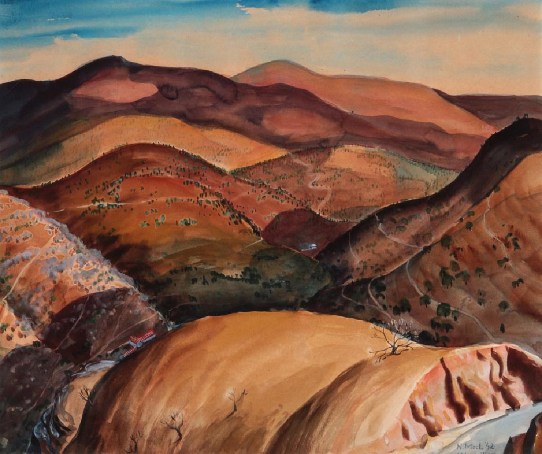 NORMAN MacLEISH (1890-1975) WATERCOLOR ON PAPER (1 of 9)