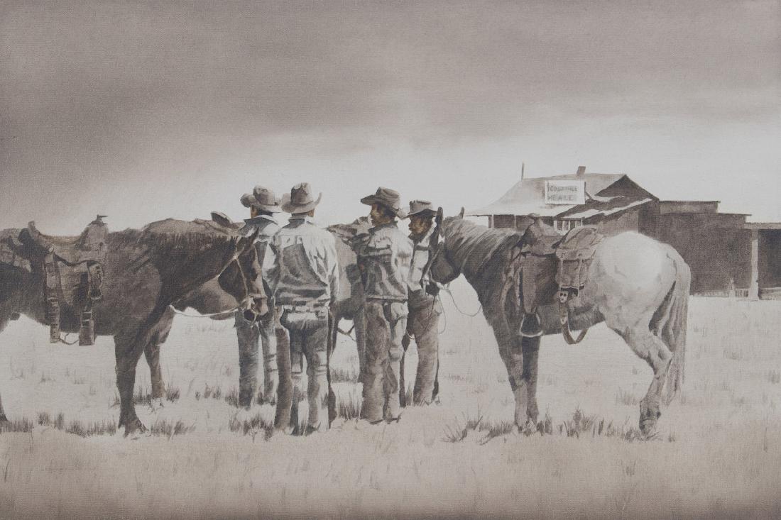 ATTRIBUTED JOHN PACE (C.1930-2006) OIL ON CANVAS (1 of 10)