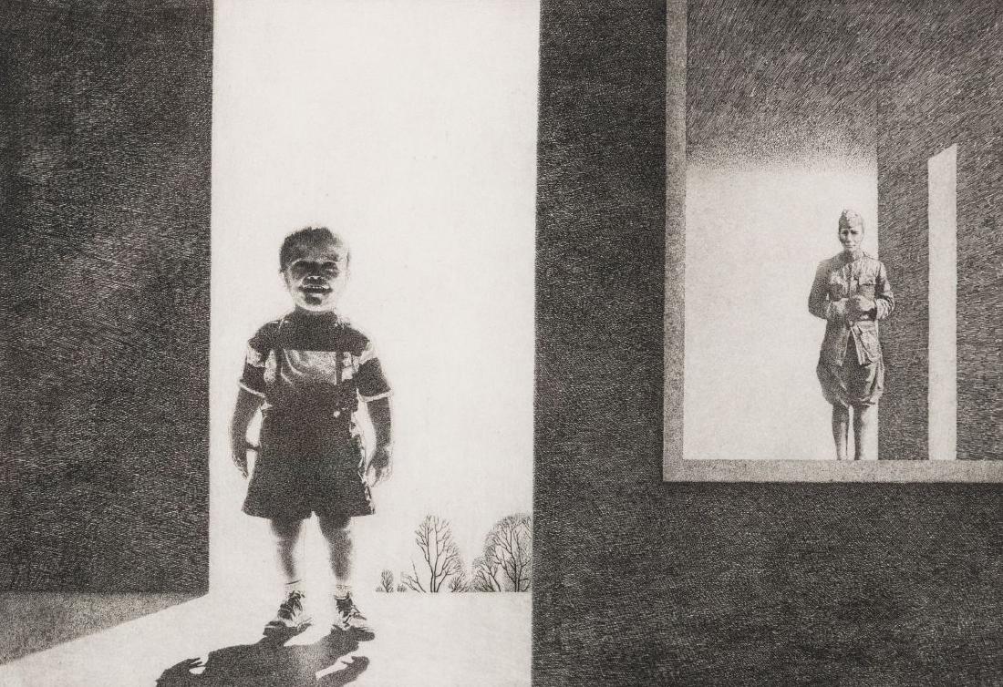 PETER WINSLOW MILTON (BORN 1930) SIGNED AQUATINT (1 of 11)