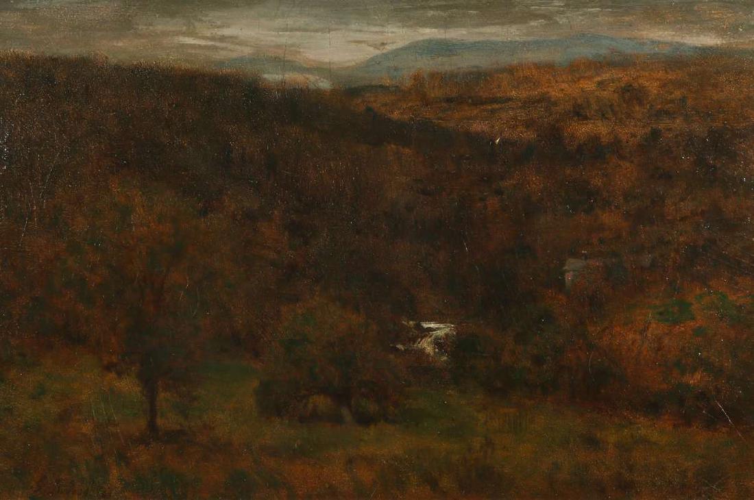 GEORGE INNESS (1825-1894) OIL ON PANEL (1 of 13)