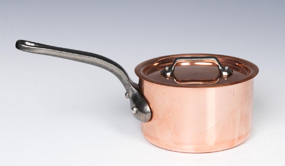 MAUVIEL M'HERITAGE COPPER CASSEROLE SAUCE PAN (1 of 9)
