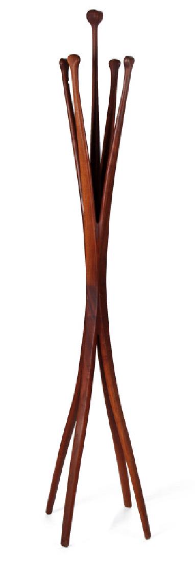A GOOD DANISH MODERN TEAK HALL TREE (1 of 9)