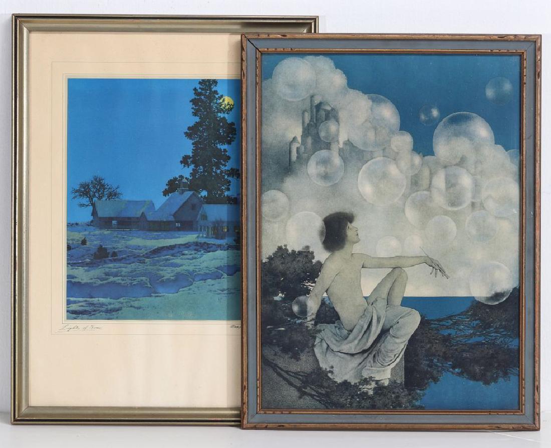 TWO ORIGINAL MAXFIELD PARRISH PRINTS (1 of 8)
