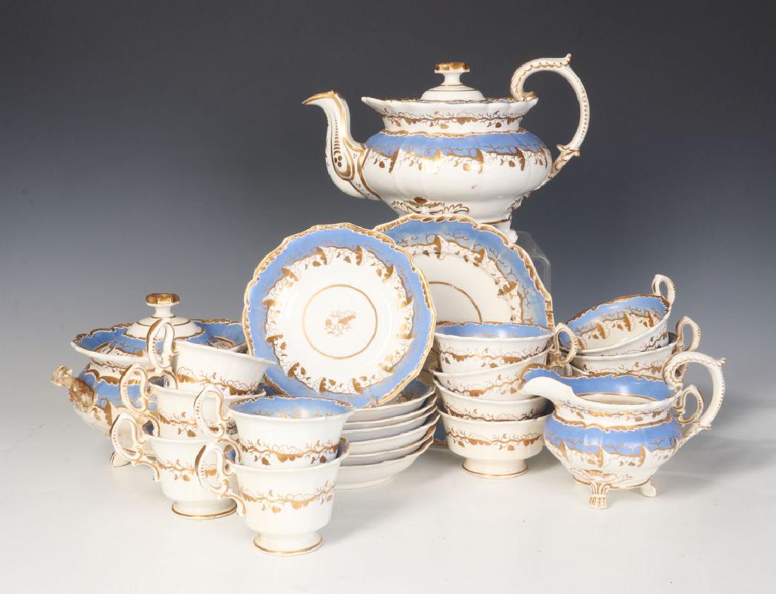 A 19TH CENTURY ENGLISH TEA SET CIRCA 1840 (1 of 20)
