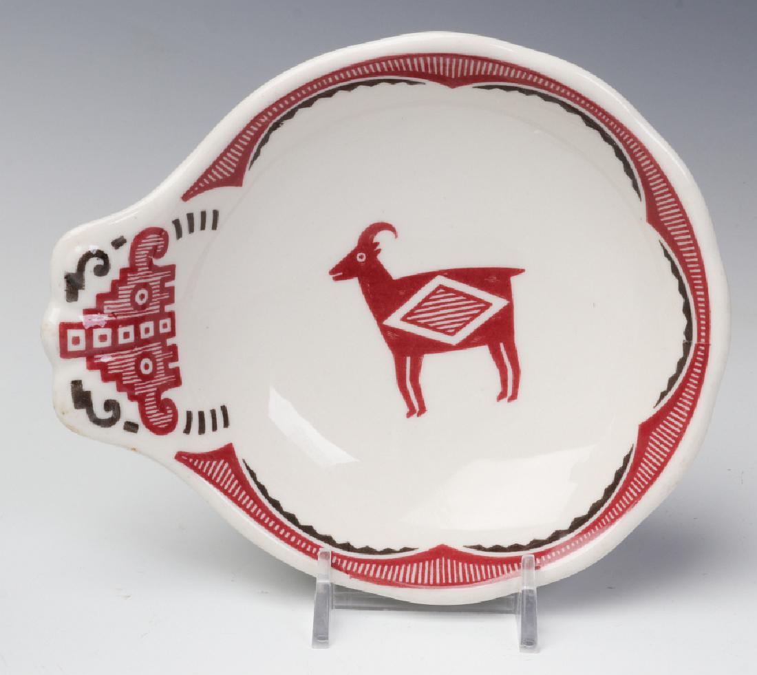 A 'MIMBRENO' SANTA FE RAILROAD ICE CREAM SHELL (1 of 4)