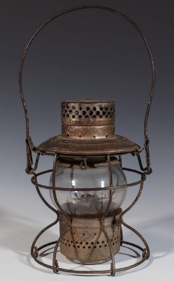 SANTA FE RR LANTERN MARKED AT&SF IN TWO PLACES (1 of 12)