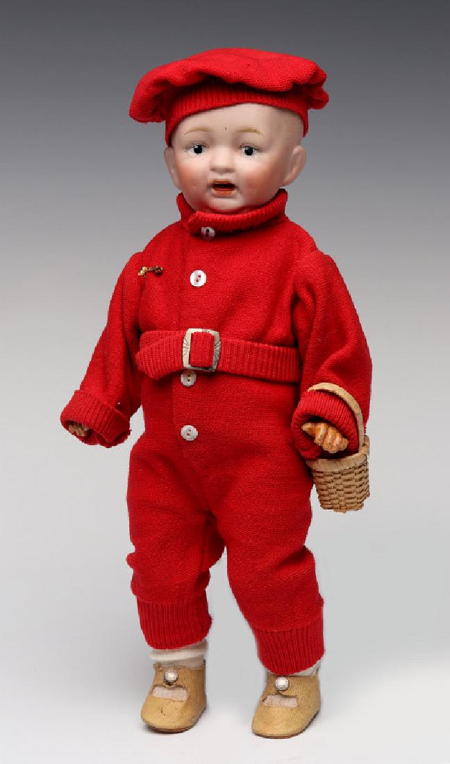 A VINTAGE BISQUE HEAD BABY BOY DOLL (1 of 11)