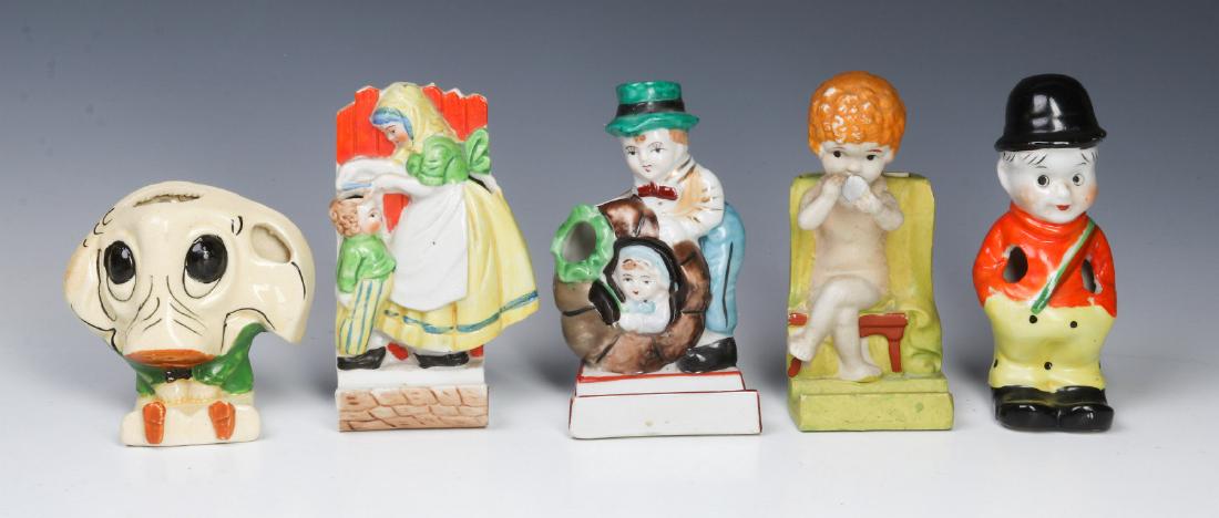 FIVE CIRCA 1930s TOOTHBRUSH HOLDERS (1 of 13)