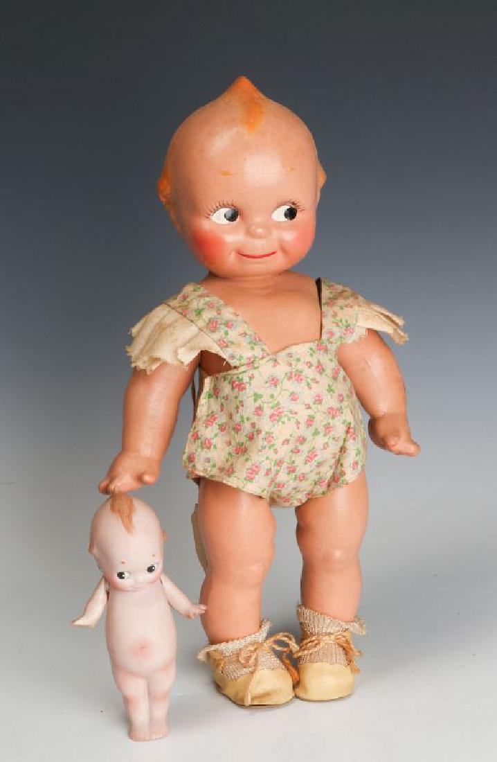 BISQUE AND COMPOSITION ROSE O'NEILL KEWPIE DOLLS (1 of 11)