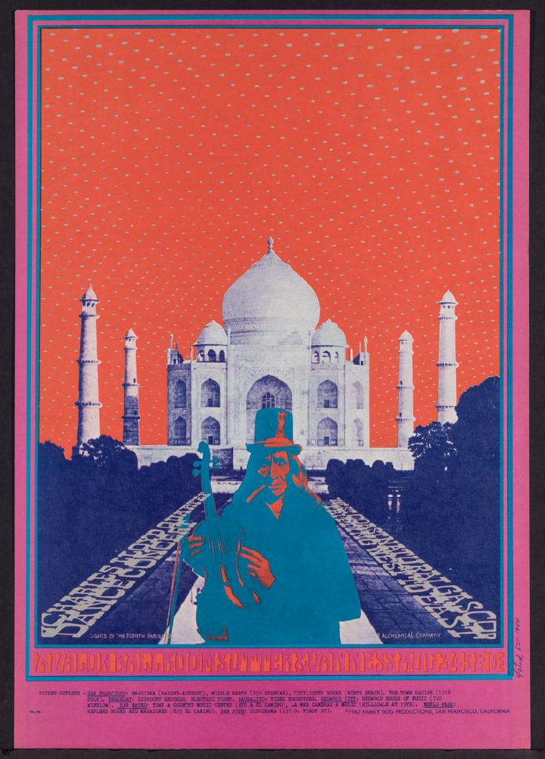 CHARLES LLOYD QUARTET PSYCHEDELIC CONCERT POSTER (1 of 10)