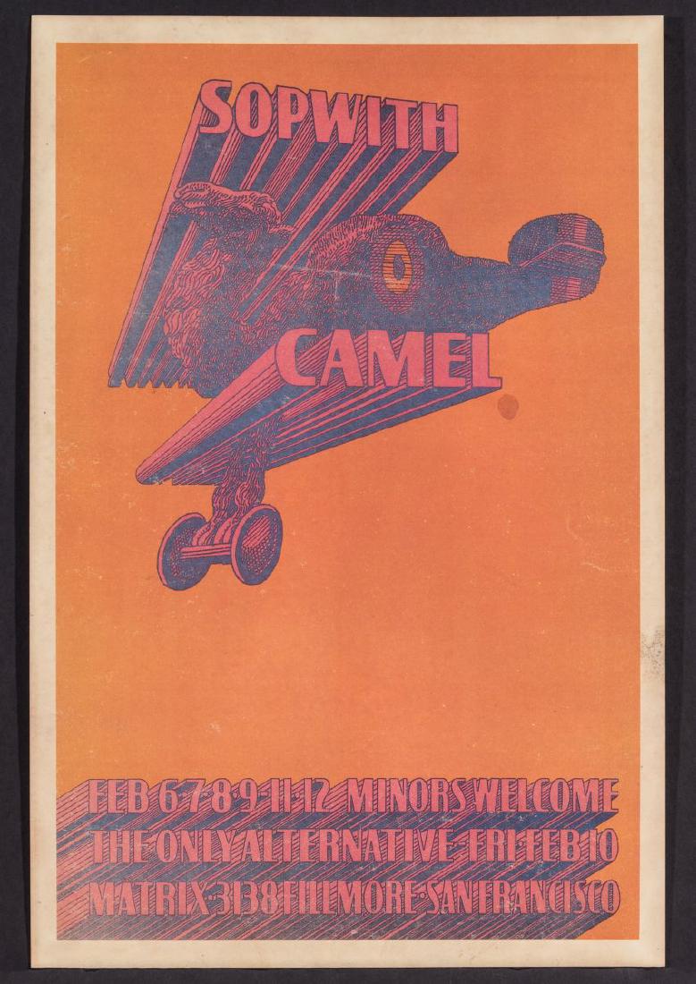 VICTOR MOSCOSO (B.1936) PSYCHEDELIC CONCERT POSTER (1 of 6)