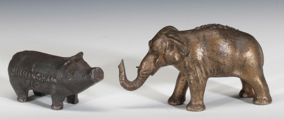 CRANE ELEPHANT AND OTHER FIGURAL PAPERWEIGHT (1 of 8)