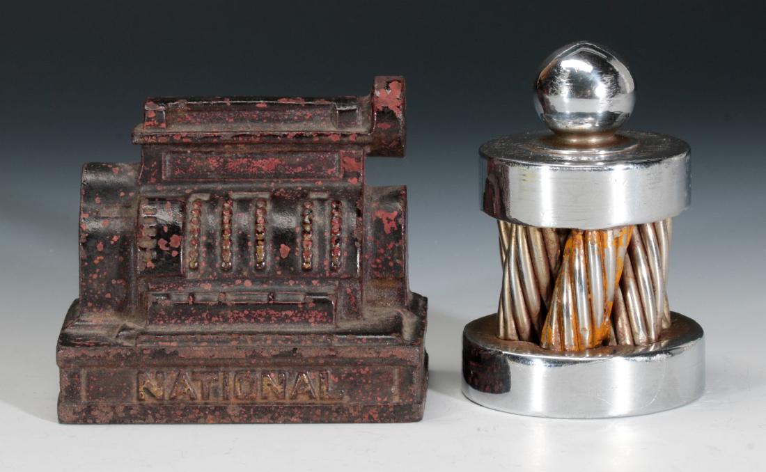 NATIONAL CASH REGISTER & CABLE SAMPLE PAPERWEIGHTS (1 of 10)
