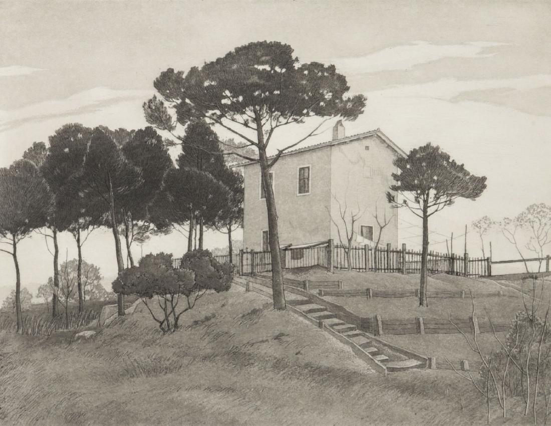 CHARLES M. CAPPS (1898-1981) PENCIL SIGNED ETCHING (1 of 10)