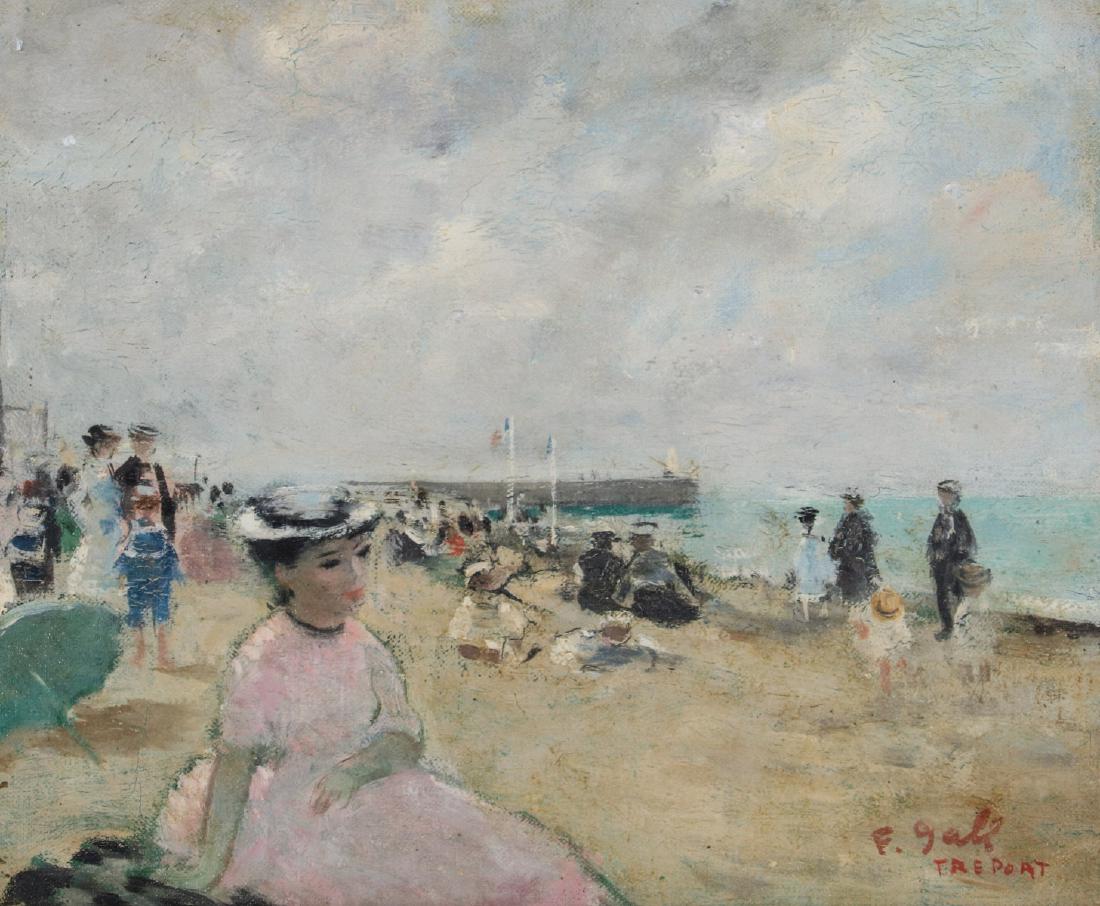 FRANCOIS GALL (1912-1987) OIL ON CANVAS (1 of 11)