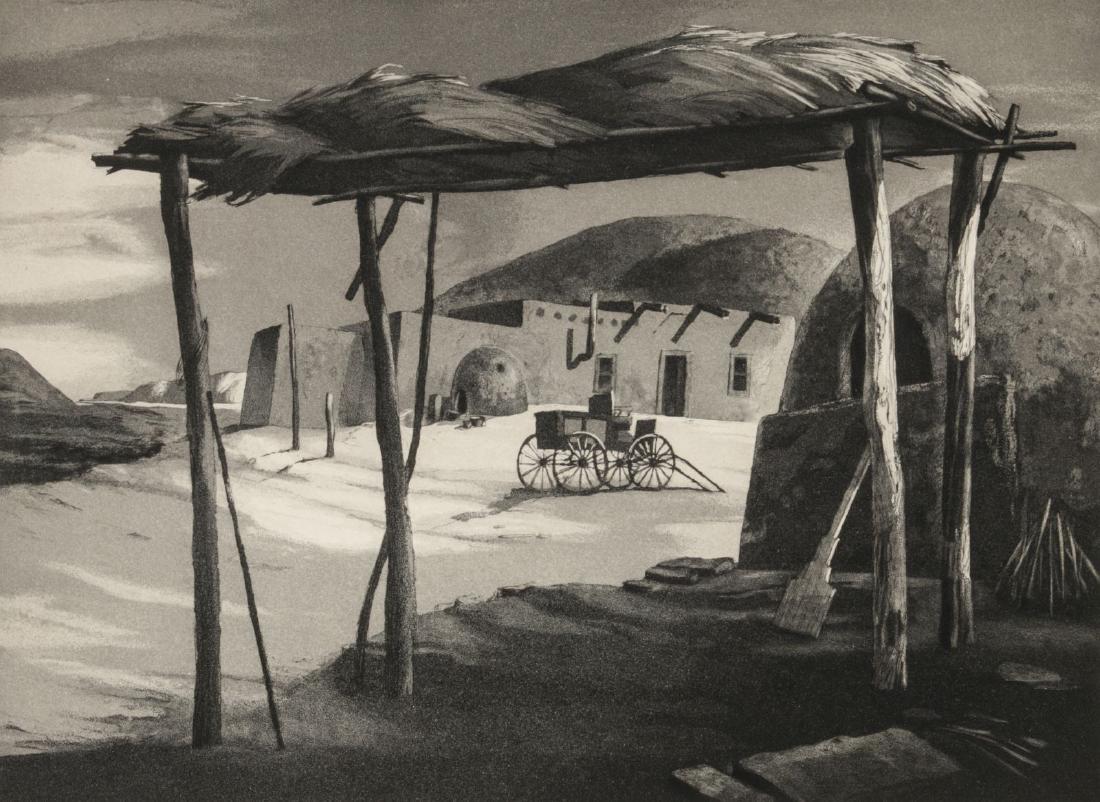 TED HAWKINS (1910-1969) PENCIL SIGNED ETCHING (1 of 10)