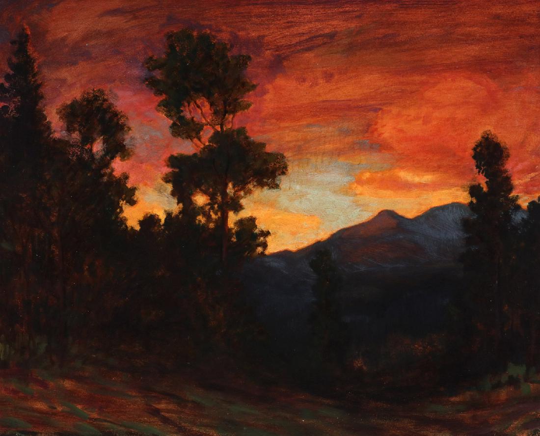 DAVID STIRLING (1887-1971) OIL ON ARTIST'S BOARD (1 of 10)