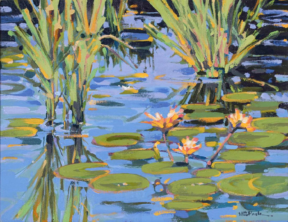 WILLIAM CATHER HOOK (BORN 1948) ACRYLIC ON CANVAS (1 of 10)