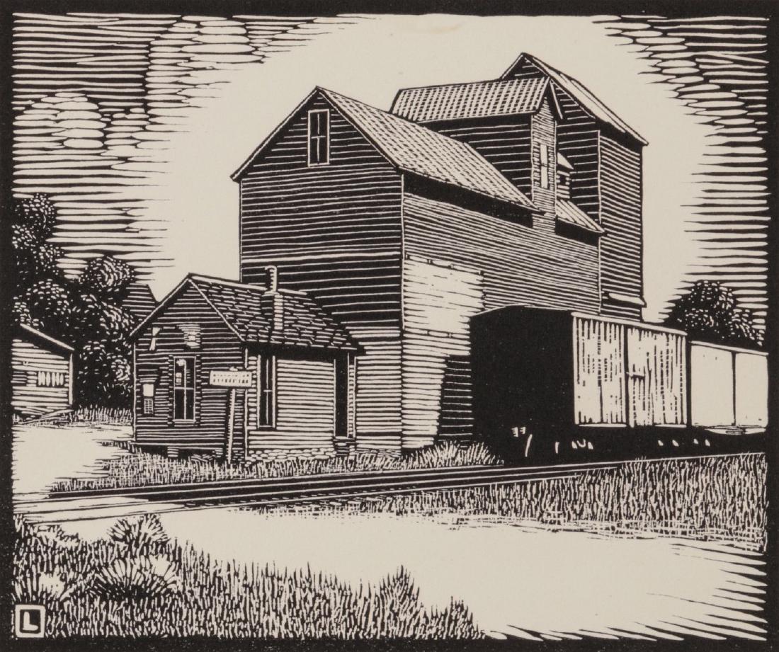 HERSCHEL LOGAN (1901-1987) PENCIL SIGNED WOODBLOCK (1 of 11)