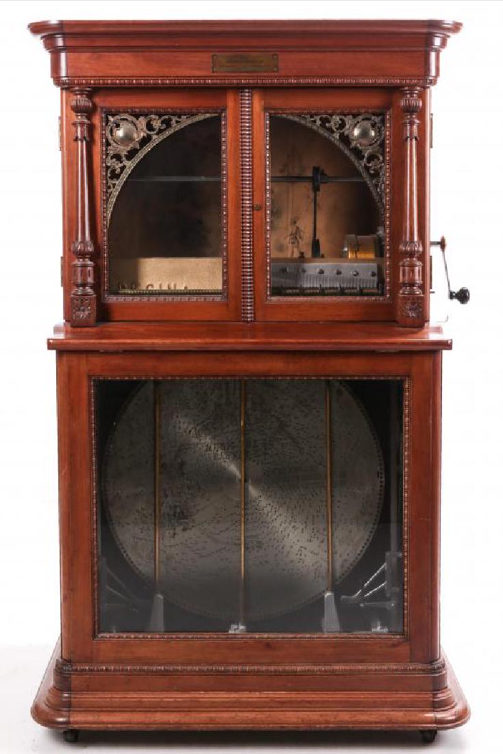 A REGINA COIN OPERATED 27-INCH DISC MUSIC BOX (1 of 19)
