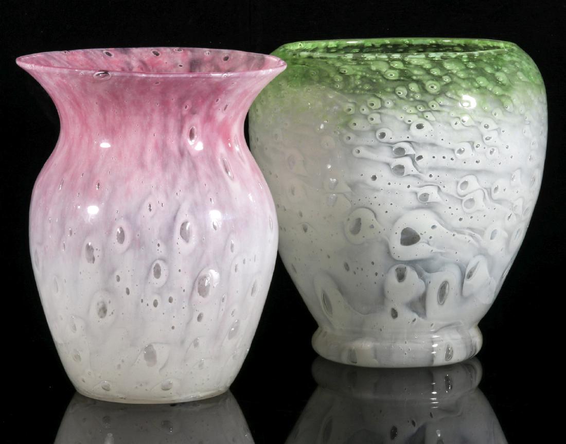 CIRCA 1920, STEUBEN CLUTHRA ART GLASS VASES (1 of 10)