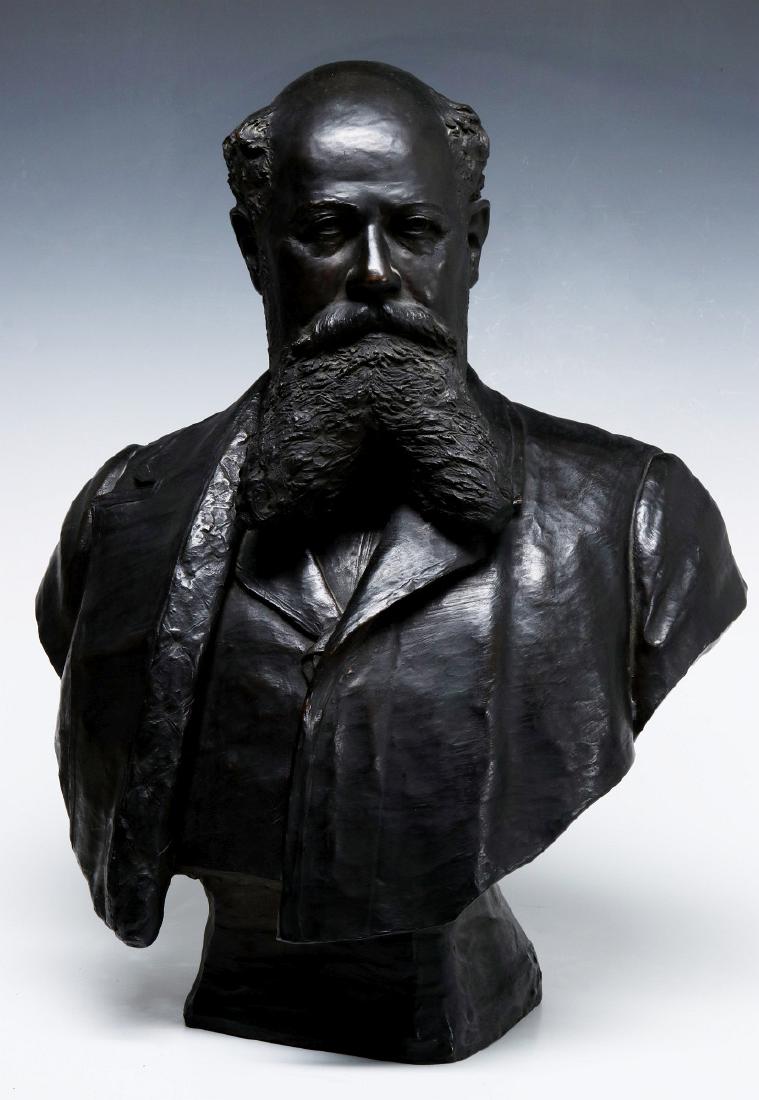 A. MORELLI (19/20TH C) BUST OF RICARDO DELL'AMICO (1 of 12)