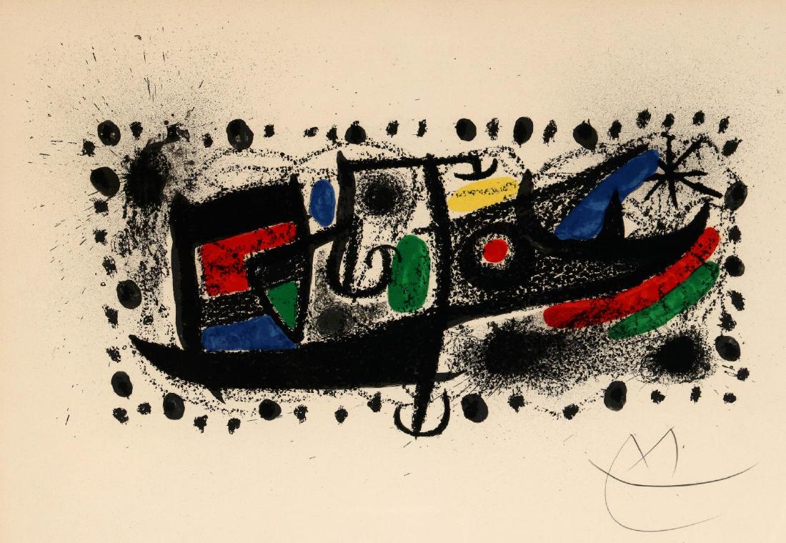 JOAN MIRO (1893-1983) PENCIL SIGNED LITHOGRAPH (1 of 10)