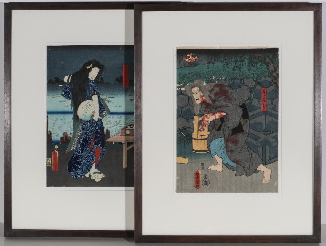 TOYOKUNI (1769-1825) JAPANESE WOODBLOCK PRINTS (1 of 10)