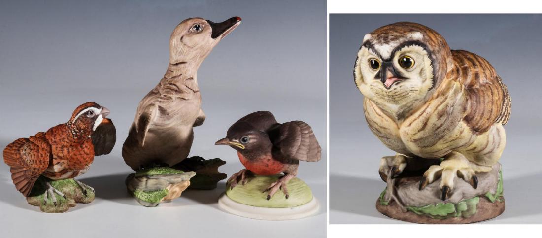 A COLLECTION OF BOEHM PORCELAIN BIRD FIGURES (1 of 20)